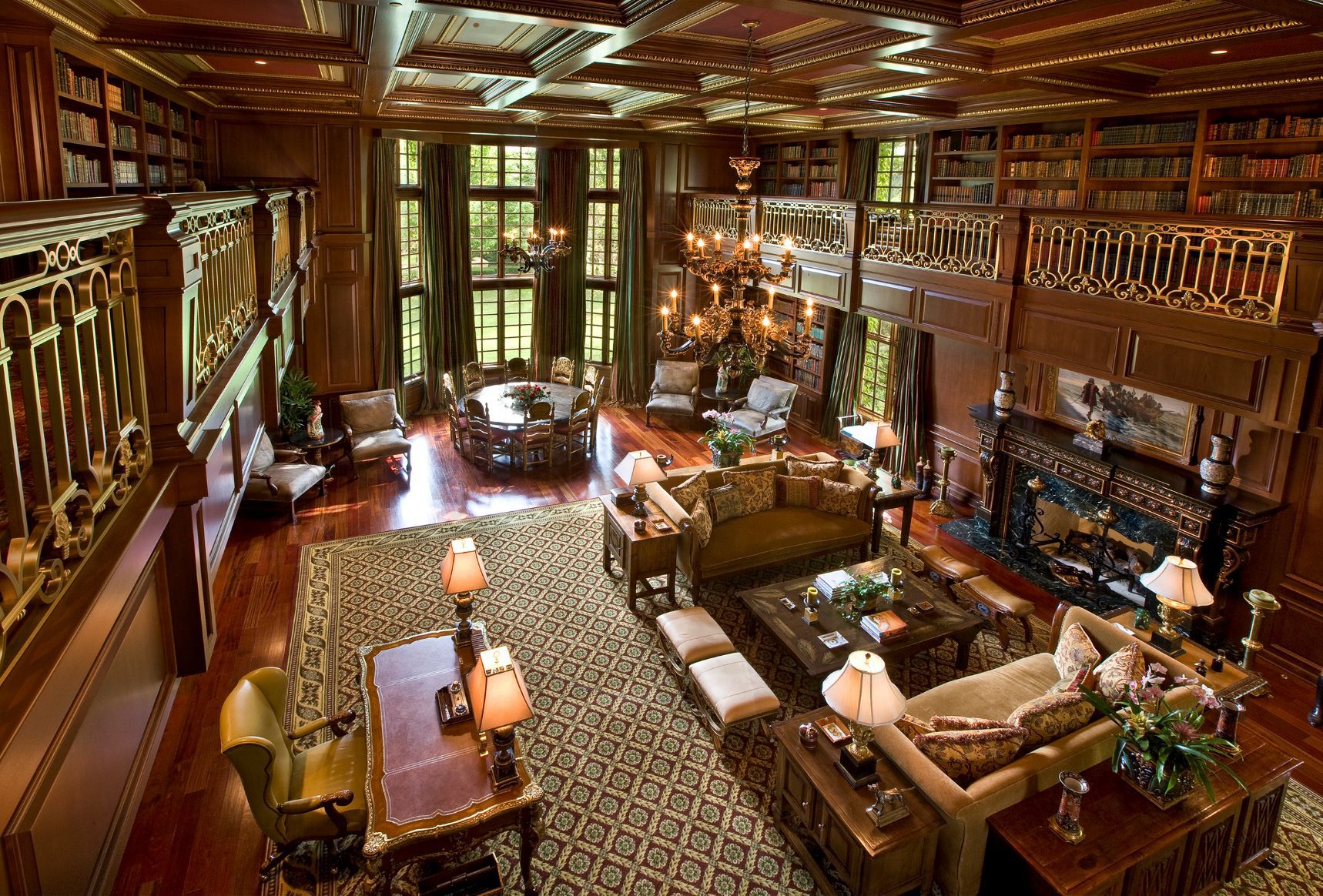 The library at Asherwood